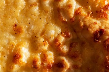 Fırında peynirli tortilla yakın kadar doku