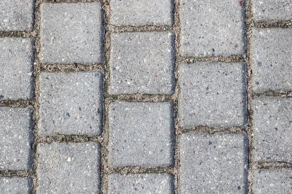 Beton gri kaldırım döşeme zemin veya yol için — Stok fotoğraf