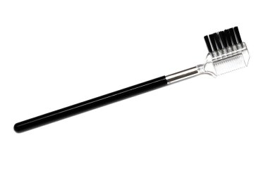 Makyaj fırçası, beyaz arka plan üzerinde izole