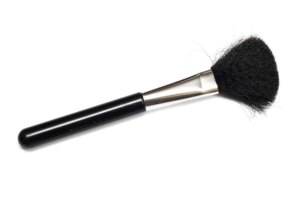 Brosse de maquillage, isolée sur fond blanc — Photo