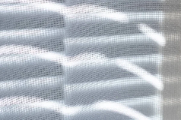 Tende bianche per tulle, sfondo astratto o texture — Foto Stock
