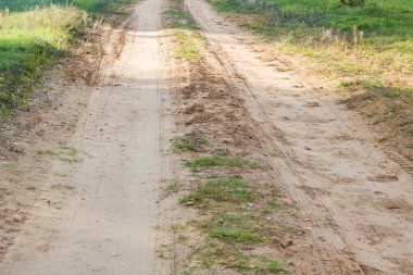 Kırsal kumlu yol yakın
