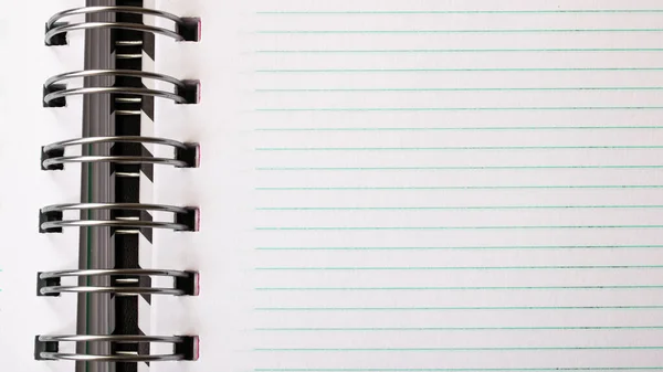 Blank Open Notepad Page Close Background Form Text — Stock Photo, Image
