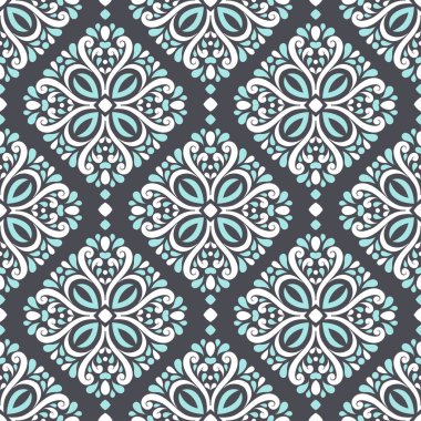 Süs dikişsiz desen. Vintage vektör, lüks unsurlar. Kumaş, davetiye, el ilanı, menü, broşür, arka plan, duvar kağıdı, dekorasyon, ambalaj veya herhangi bir fikir için büyük.