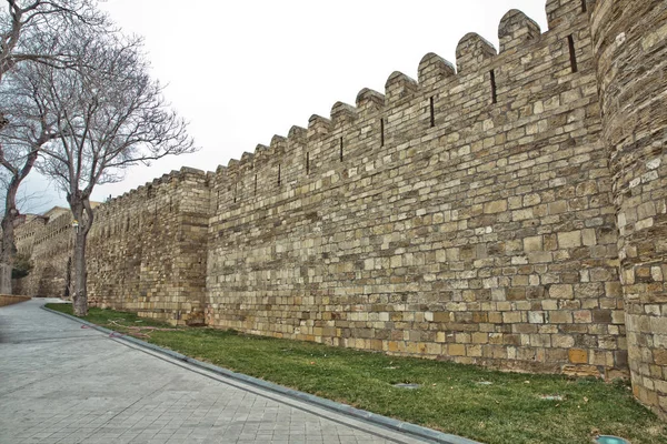 Bakıda Icheri Sarayı Azerbaycan Eski Kale Bakü Eski Şehir Giriş — Stok fotoğraf