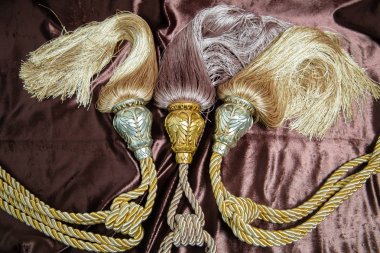 Güzel perde perde askısı iç lüks ev ışık almayan tarafından Püskül,