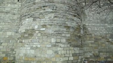 Bakıda Icheri Sarayı. Azerbaycan. Eski kale, Bakü eski şehir giriş kapısı. Bakü, Azerbaycan. Bakü'deki eski şehir duvarlarının. Icheri Şirvanşahlar Sarayı bir Unesco Dünya Mirası olduğunu