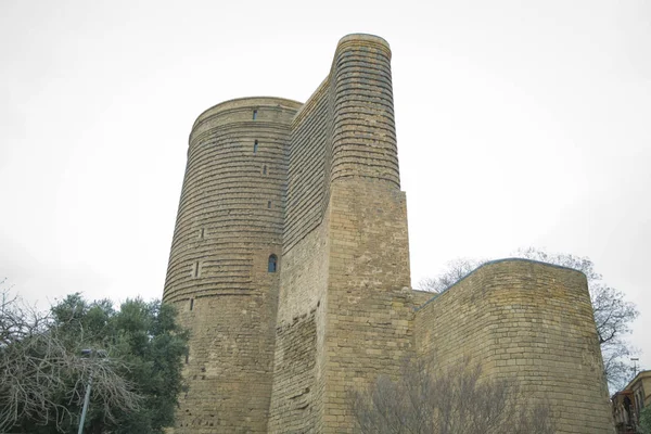 Maiden Tower was built in the 12th century as part of the walled city. Maiden Tower Baku . The Maiden Tower also known as Giz Galasi, located in the Old City in Baku, Azerbaijan.