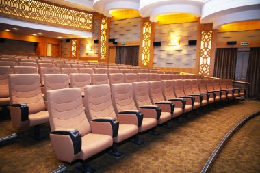 ahşap silahlı resmi peluş derin kırmızı kadife opera opera sinema salonu sandalye süslü halı mekan dekoratif altın kalıp ile kavisli satır