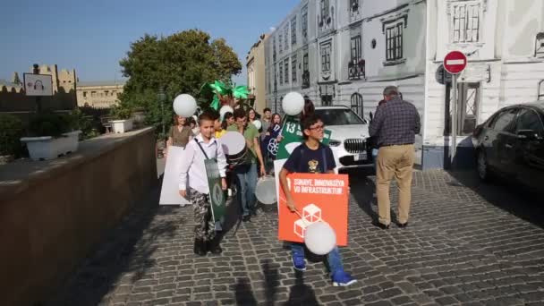 Baku Azerbaijan 2019 Evento Foi Dedicado Semana Global Sobre Greve — Vídeo de Stock