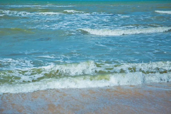 Sommerurlaub Hintergrund Tropisches Meer Strand Mit Sommerzeit Nahaufnahme Eines Schönen — Stockfoto