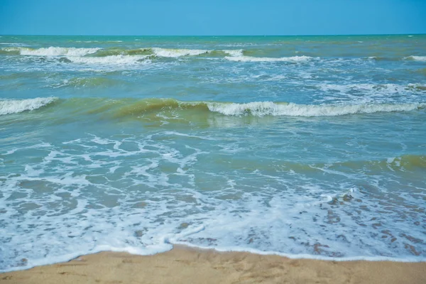 Latar Belakang Liburan Musim Panas Tropis Laut Pantai Dengan Waktu — Stok Foto