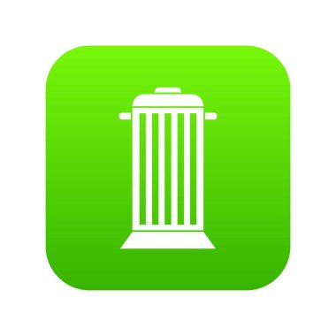 Sokak serserileri simgesi dijital yeşil