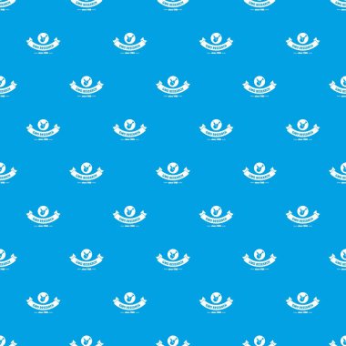 GDO araştırma tavuk desen vektör kesintisiz mavi