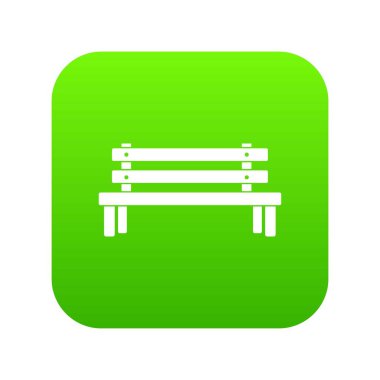 Ahşap Bank simgesi dijital yeşil