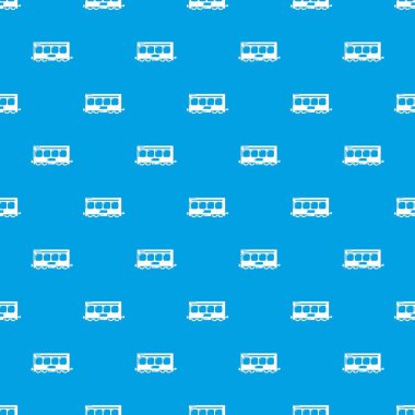 Hızlı tren desen vektör kesintisiz mavi