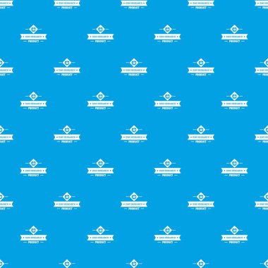 GDO'lu ürün desen vektör kesintisiz mavi