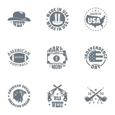 Amerikan Ligi logo koymak, basit tarzı