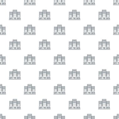 Güvenli verileri vektör Dikişsiz desen