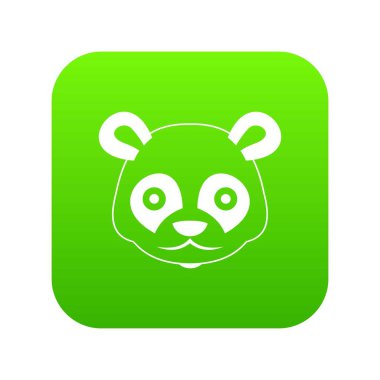 Panda simgesi dijital yeşil başkanı