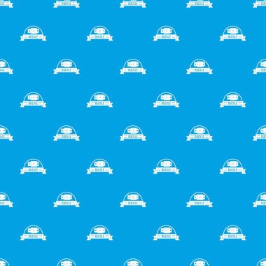 Toka öğe desen vektör kesintisiz mavi