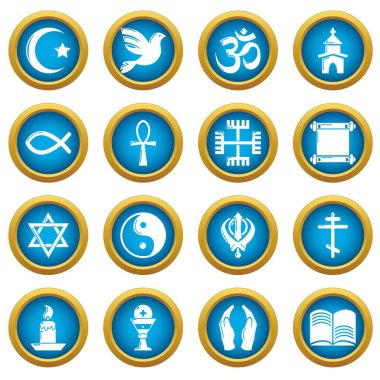 Din Icons set, basit tarzı