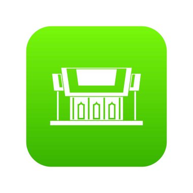 Tayland tapınak simgesi dijital yeşil