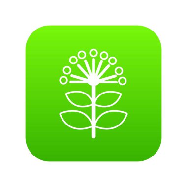 Bal bitki yeşil simge vektör