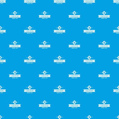 Elbise düğme öğesi desen vektör kesintisiz mavi