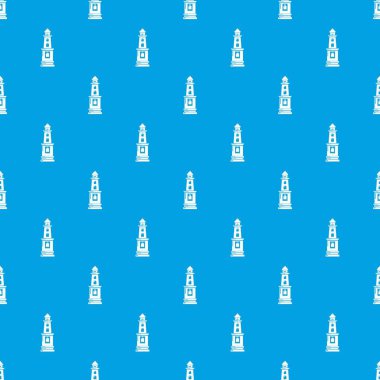 Uyarı ışık desen vektör kesintisiz mavi