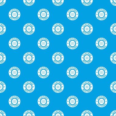Elbise düğme vintage desen vektör kesintisiz mavi
