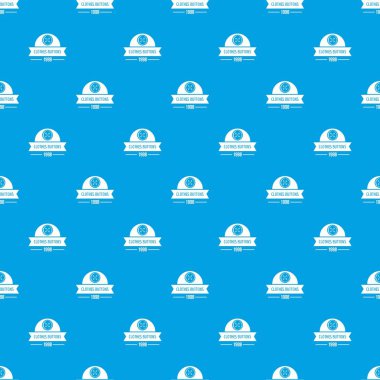 Elbise düğme tasarım desen vektör kesintisiz mavi