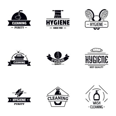 Vücut hijyeni logo koymak, basit tarzı