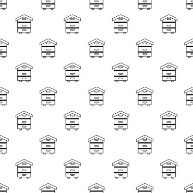 Ahşap kovan tasarlamak vektör sorunsuz