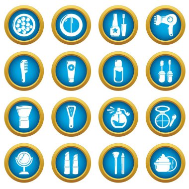 Kozmetik Icons set, basit tarzı