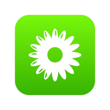 Bal çiçek yeşil simge vektör