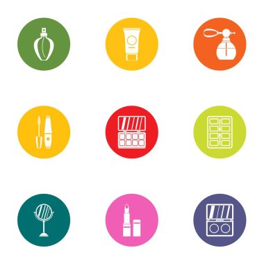 Koku Icons set, düz stil