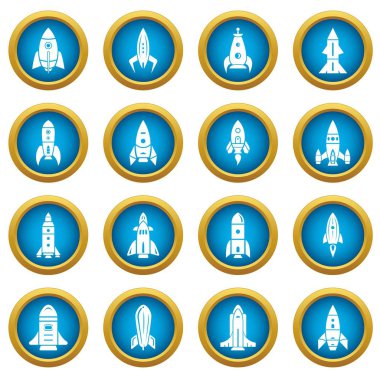 Roket Icons set, basit tarzı