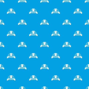 Çöp desen vektör kesintisiz mavi