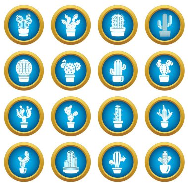 Kaktüs Icons set, basit tarzı