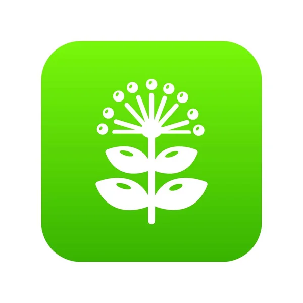 Honing plant pictogram groen vector — Stockvector