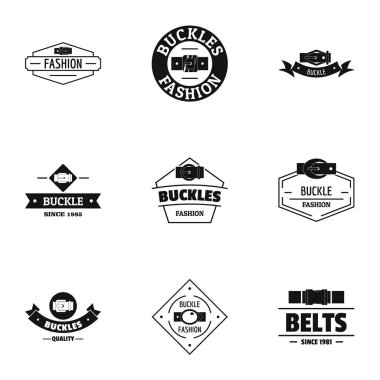 Moda kemer logo koymak, basit tarzı