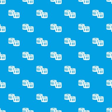 Kozmetik desen vektör kesintisiz mavi