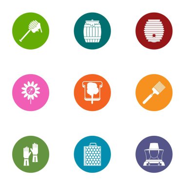 Tatlım Icons set, düz stil