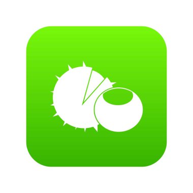 Fındık simgesi dijital yeşil