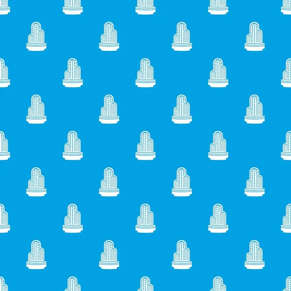 Meksika kaktüs desen vektör kesintisiz mavi