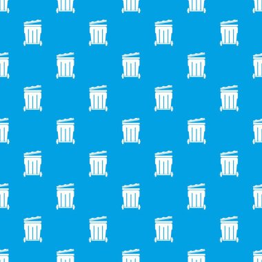 Sokak konteyner desen vektör kesintisiz mavi