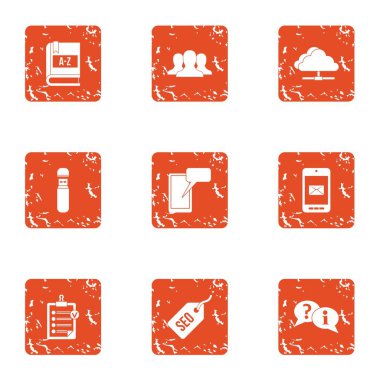 En iyi duruma getirme simgeler kümesi, grunge tarzı