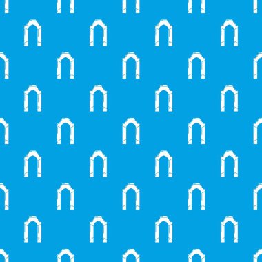 Kemer Sarayı desen vektör kesintisiz mavi