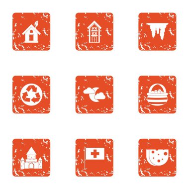 Eko burg simgeler kümesi, grunge tarzı